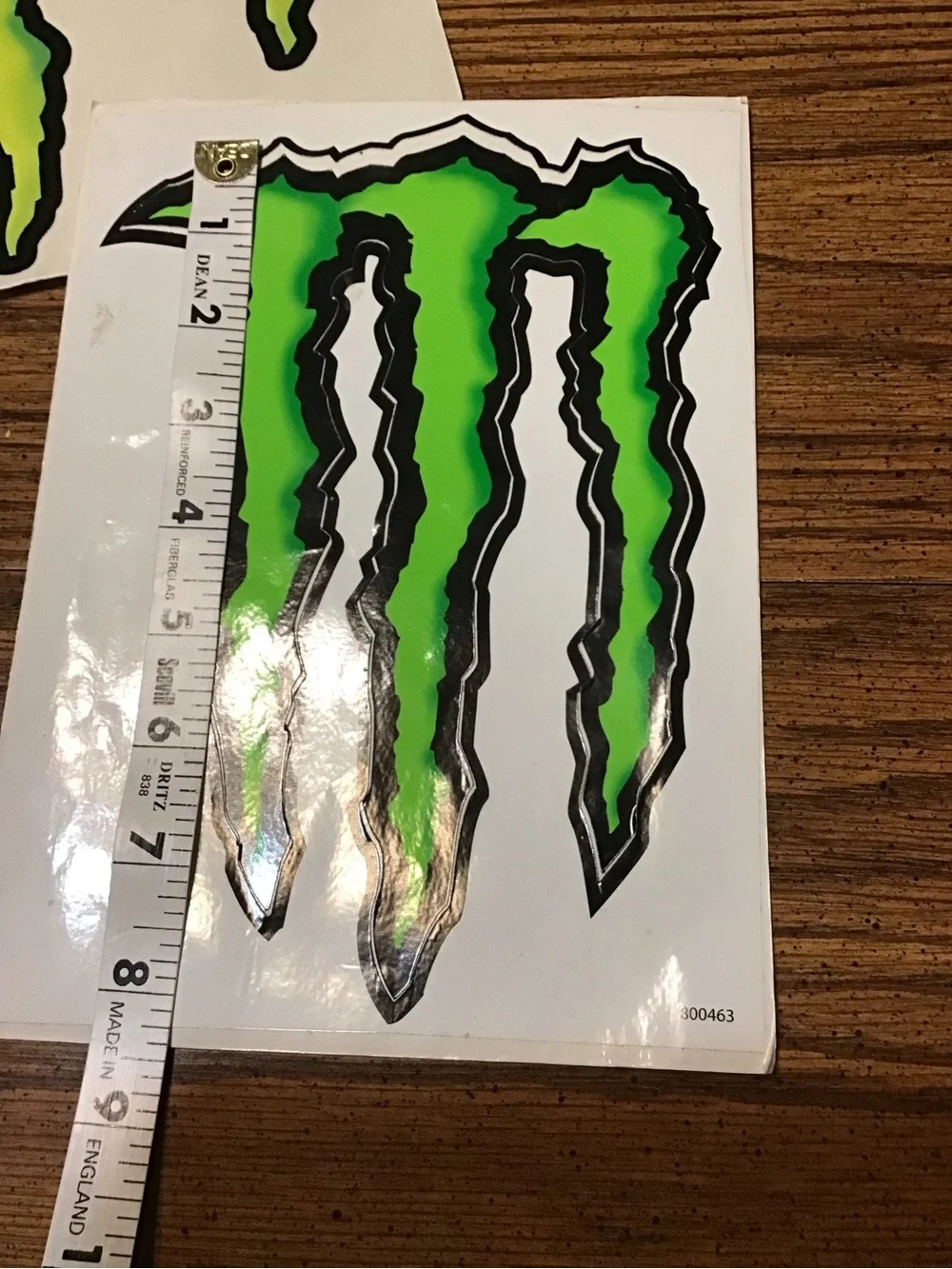Monster Energy Green Claw Sticker Set - Home Party Supplies